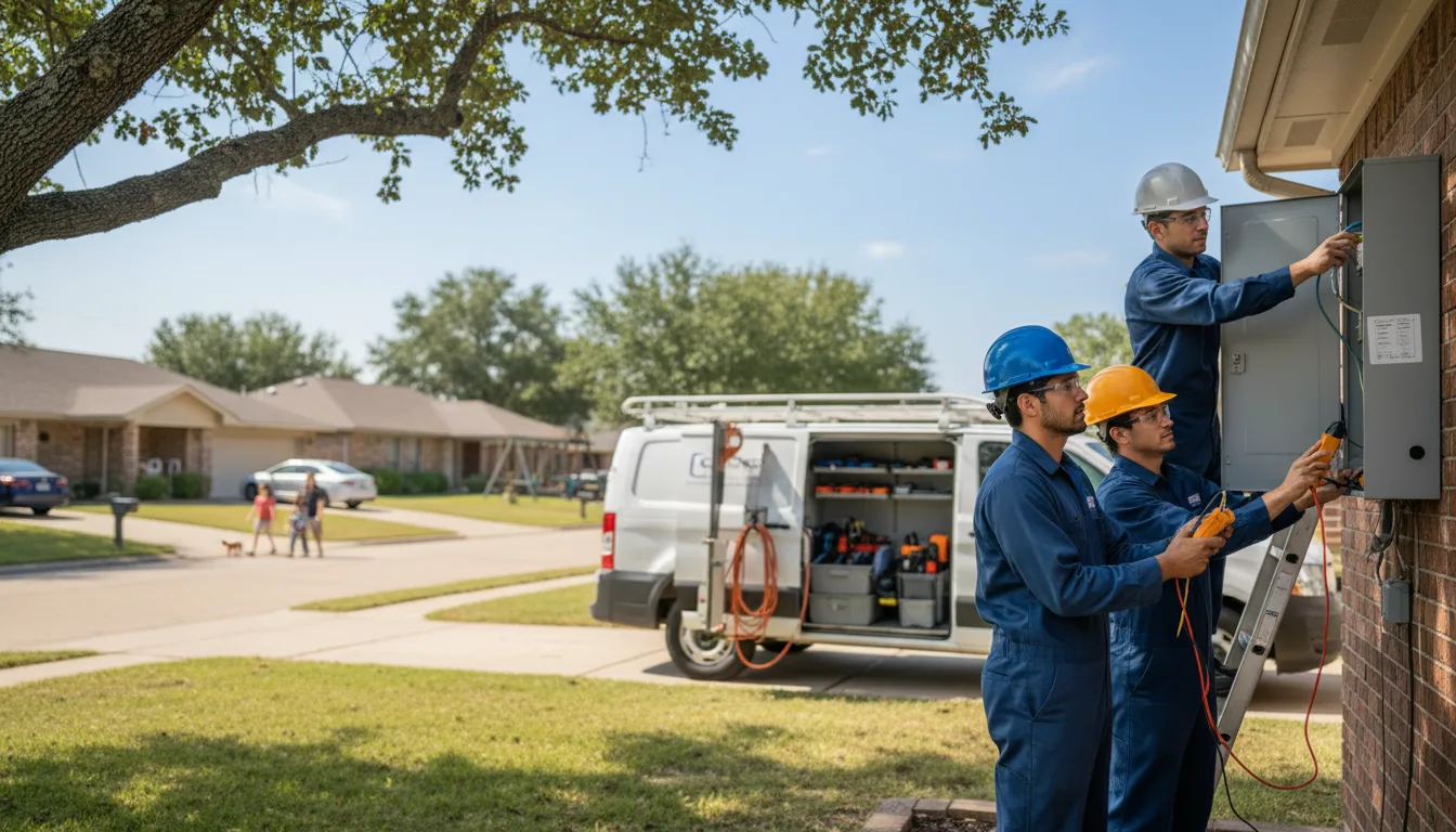 Certified electrician providing emergency electrical services in Salem, IA